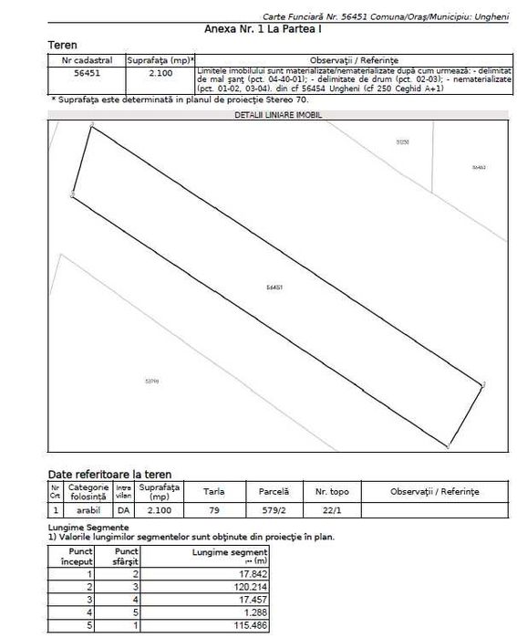Teren de vanzare in Cerghid, Jud. Mures