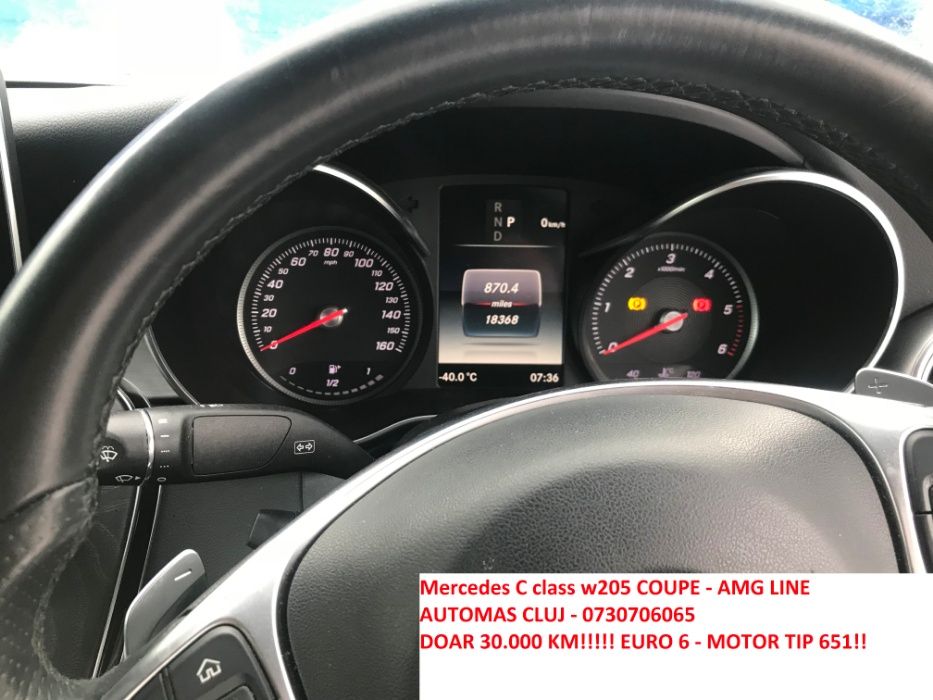 Piese diverse interior exterior Mercedes C class W205