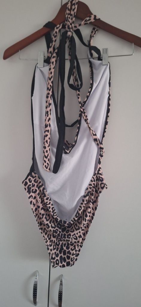 Costum de baie leopard Shine