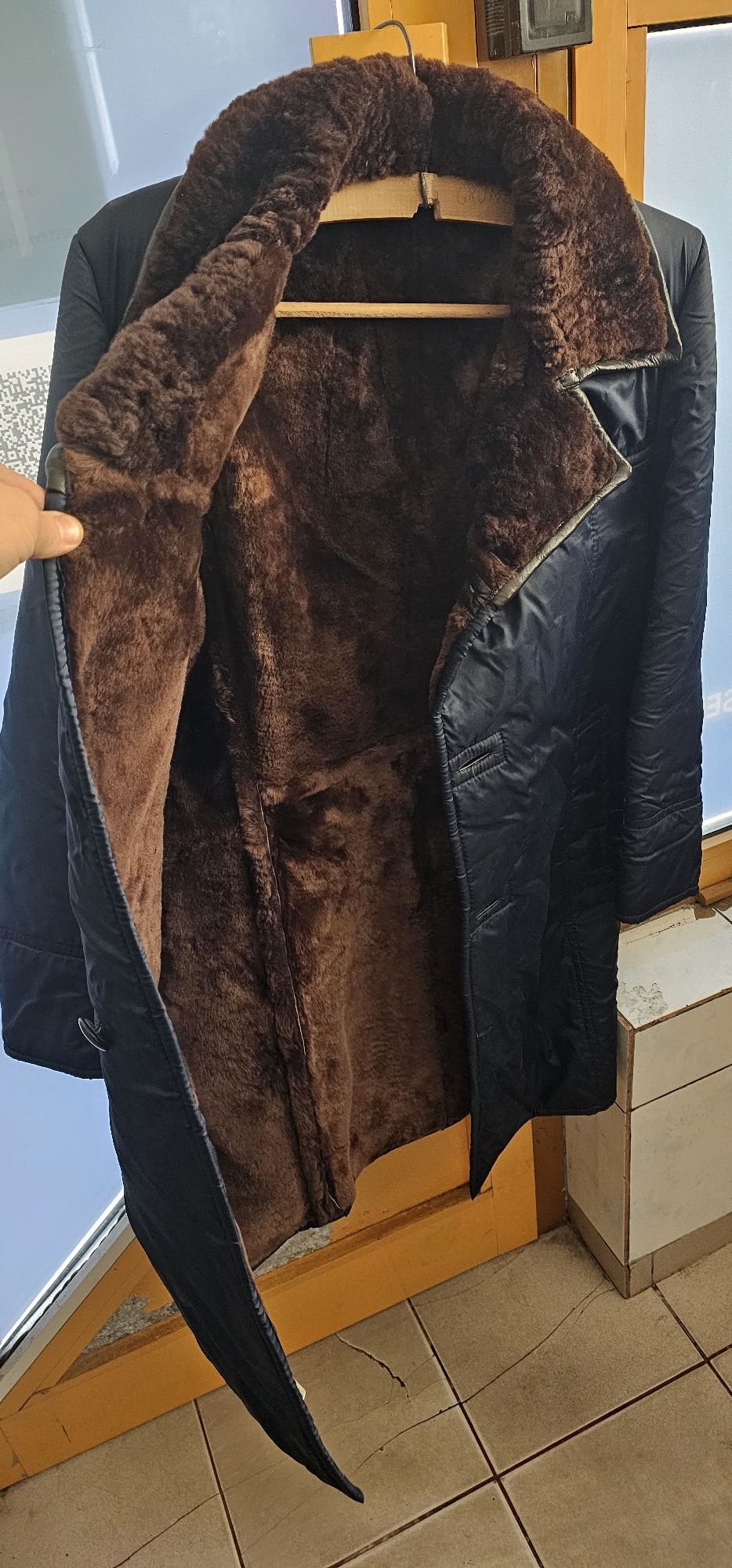 Cojoc bărbătesc original cu blană