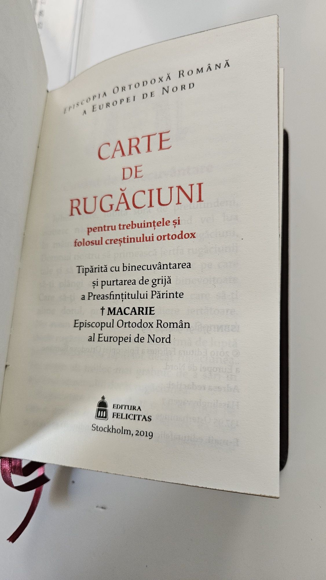 Carte de Rugaciuni Editura Felicitas