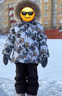 Зимний комплект (куртка+ комбинезон) на девочку