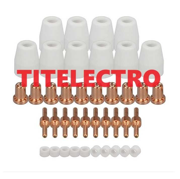 Set 40 accesorii pistolet PT31 duze torta aparat de taiere cu plasma