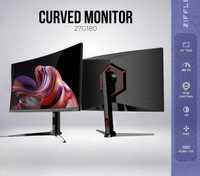 Ziffler 27" 180hz curved RGB monitor Yangi