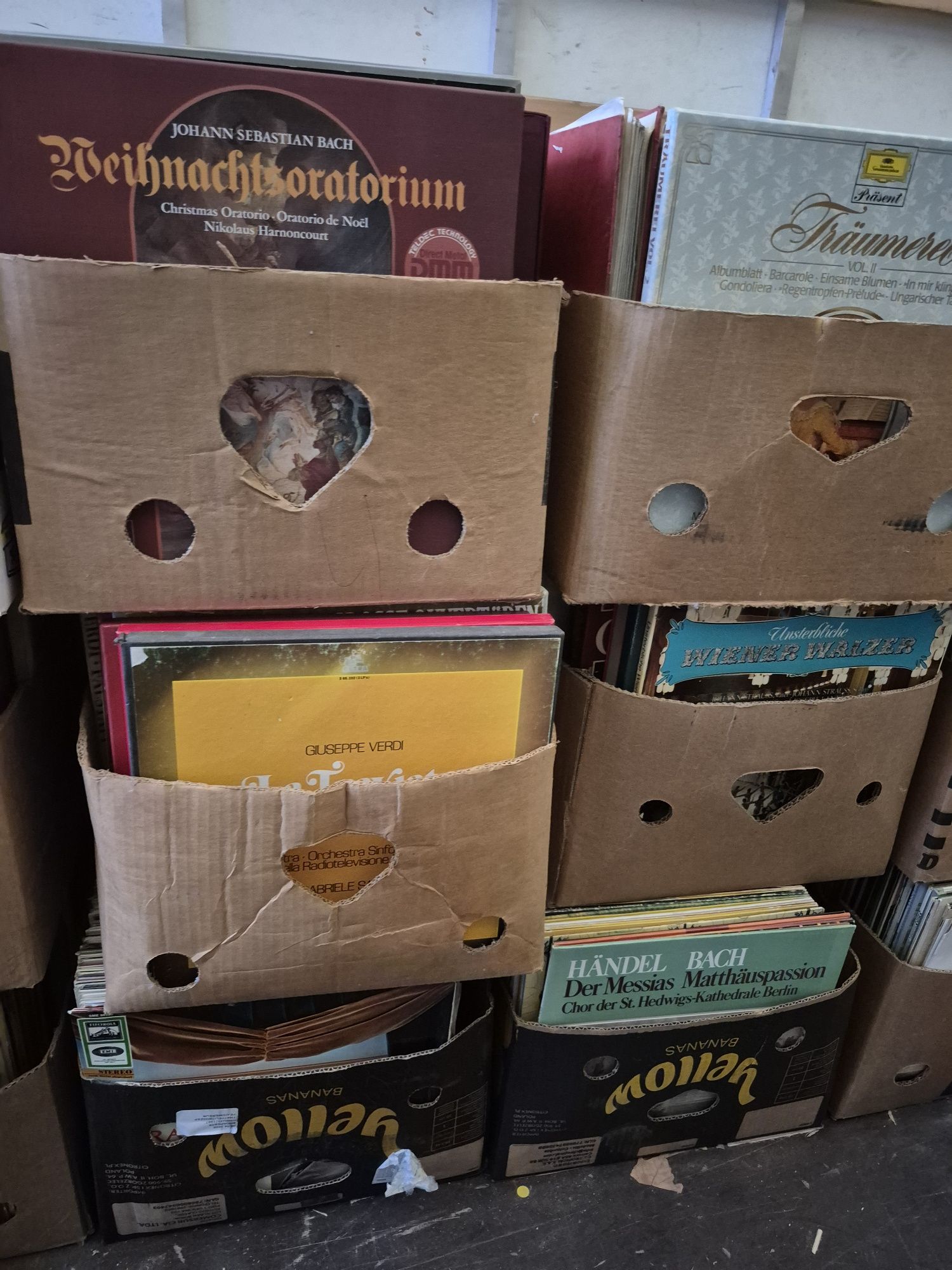 Lot 200LP [bucăți]Discuri Vinil colectie muzica clasică 1960-1990,

To
