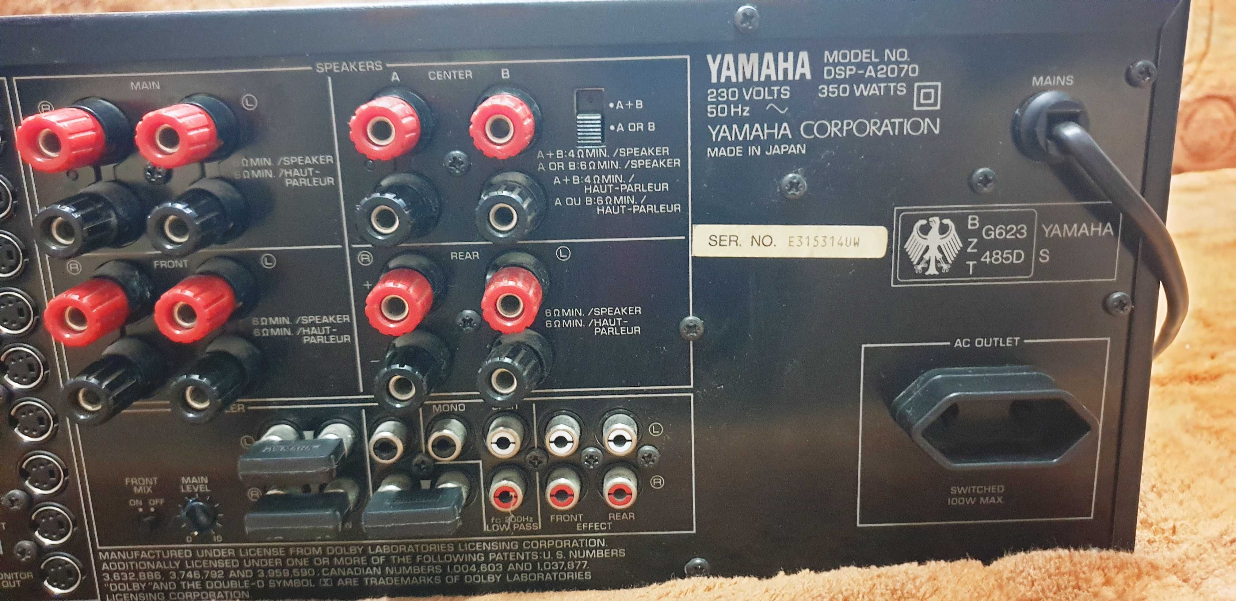 Yamaha DSP-A2070 Amplificator, stereo 2X215W pe 4 Ohm
