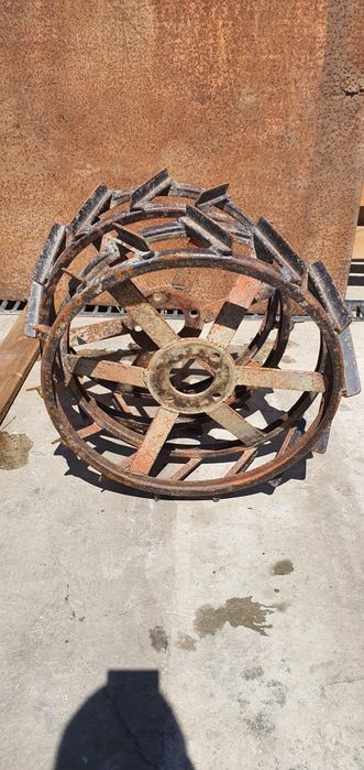 Roti metalice motocultor Goldoni special pentru aderenta la arat