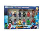 Комплект 12 броя фигурки тип Лего Спайдърмен Avengers Непобедимите