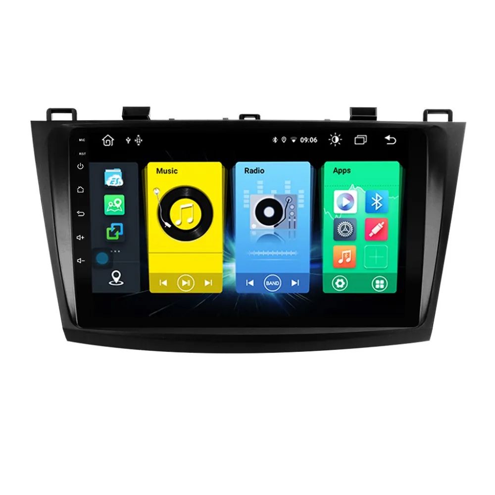 Android навигация/мултимедия за MAZDA 3 (2009-2012) ; 9” с рамка
