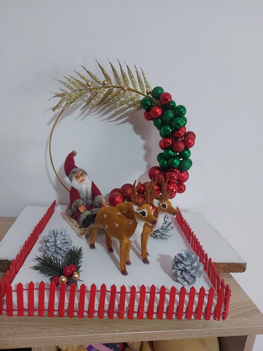 Decorațiuni de Crăciun pe baza de lemn