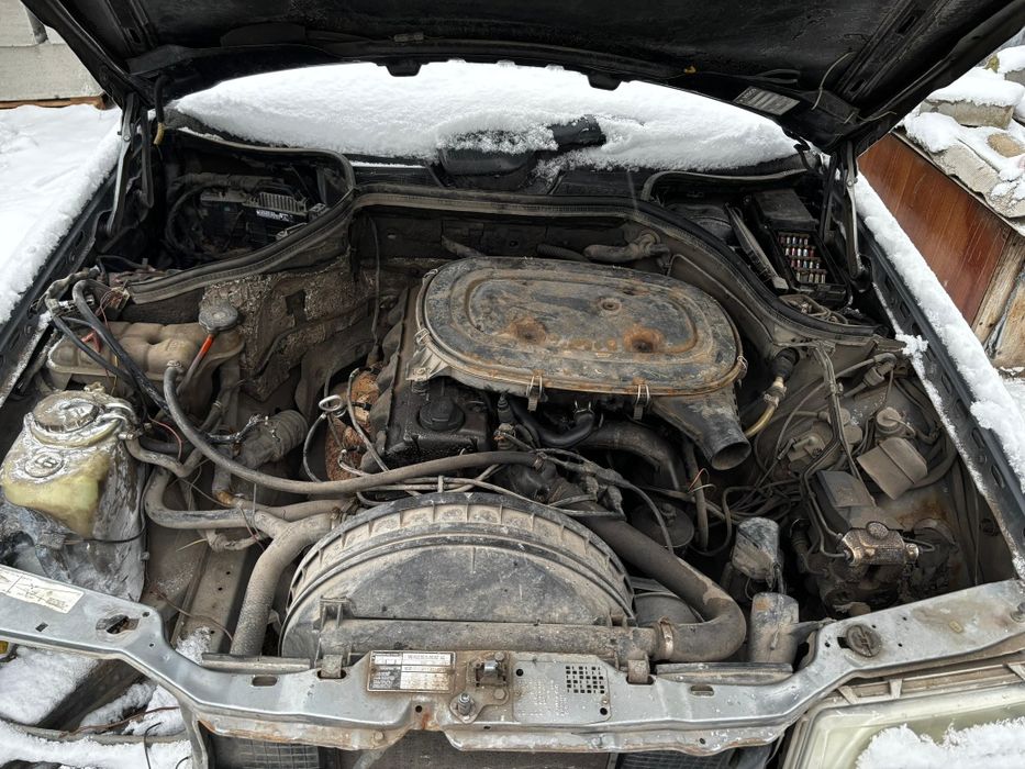 Продам мерс после аварии двигатель рабочий