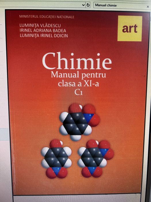Manual chimie pentru clasa a XI-a