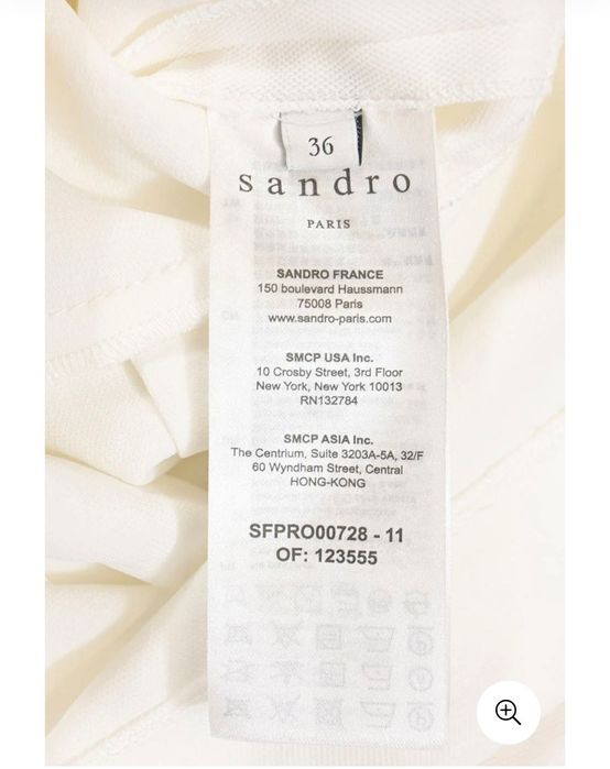 Рокля Sandro, размер 36,Нова!