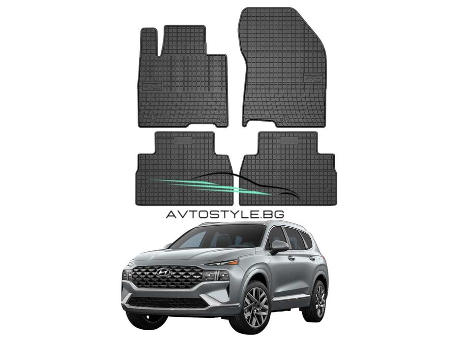 Гумени стелки за Hyundai Santa 2018-2023 г., Frogum - El Toro