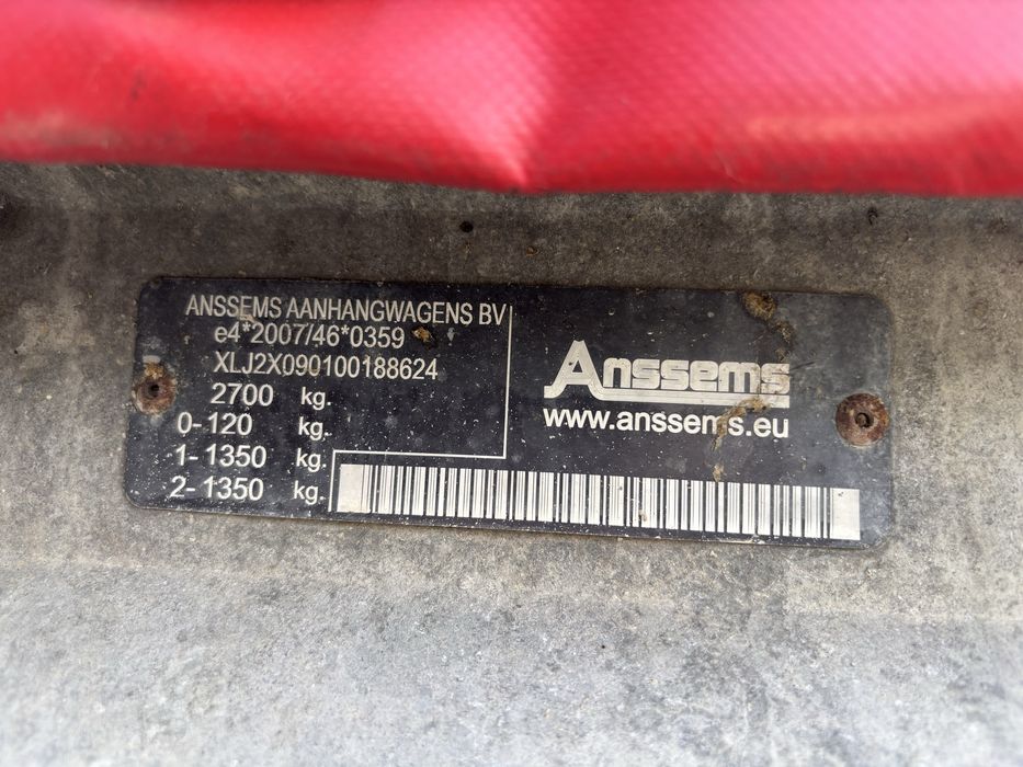 Remorca 2 axe 4x2 m