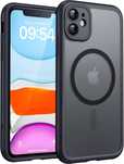 Магнитен калъф TOCOL 3 в 1 за iPhone 11 6,1 инча, подходящ за MagSafe