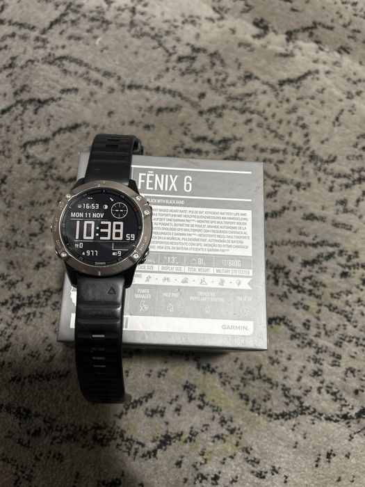 Garmin fenix 6 in stare foarte buna de functionare