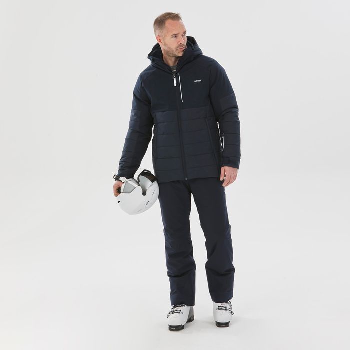 Geacă călduroasă Schi 100 Warm Bleumarin - produs resigilat Decathlon