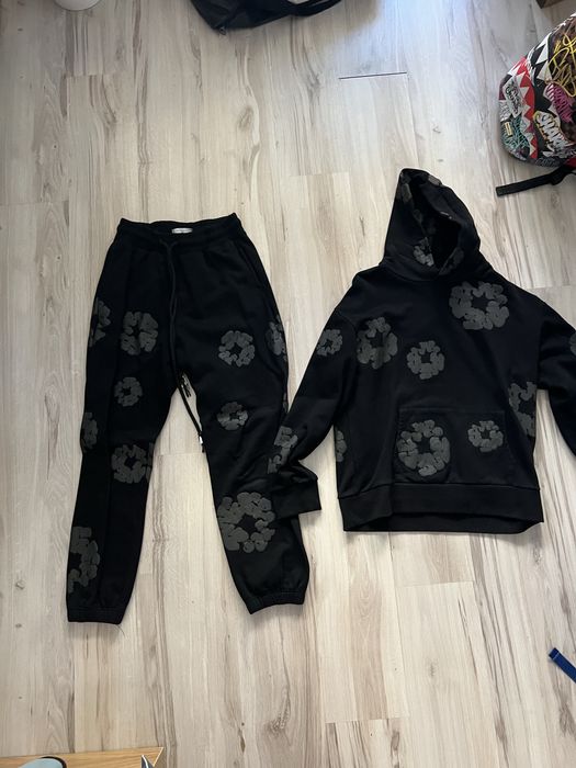 Denim tears set black