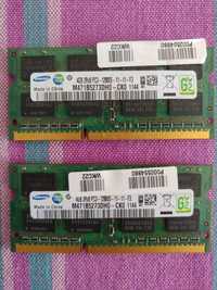 Kit memorie  Samsung, dual channel pt laptop DDR3 8GB, PC3 12800