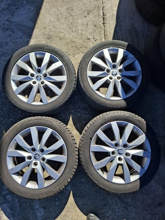 Jante aliaj 17 inch originale Skoda Octavia 5x112 passat golf caddy