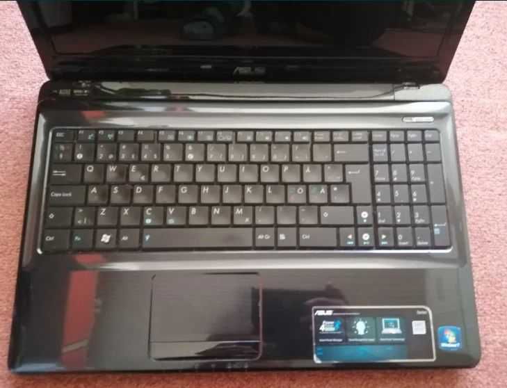 laptop asus model A52N