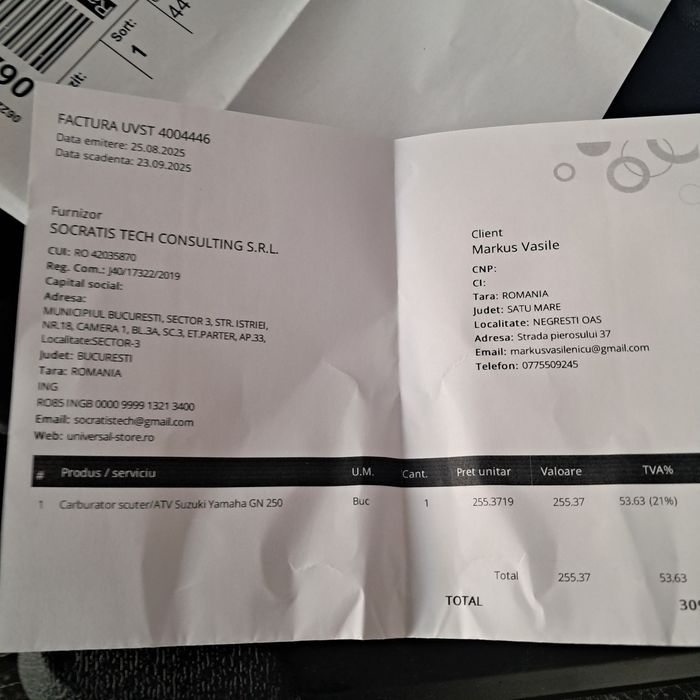 Carburator atv vinzare