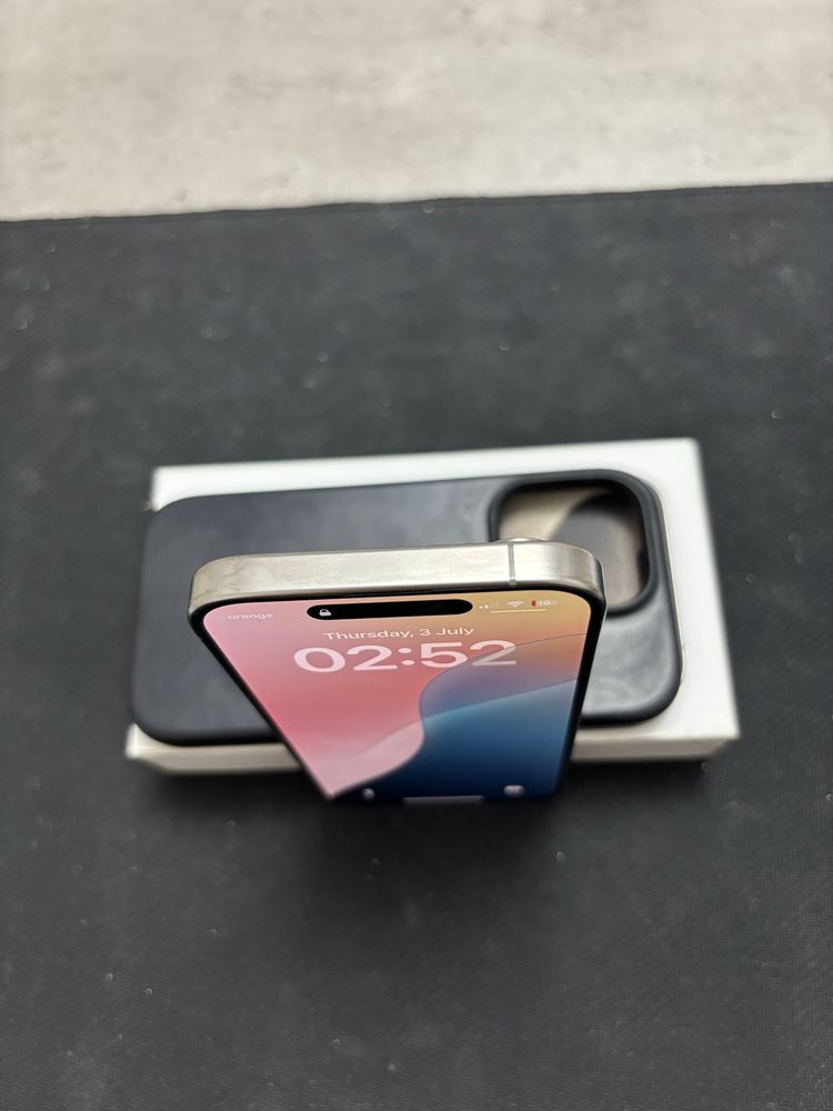 IPhone 15 Pro Nat Titanium Factura+Garantie Impecabil 128GB  Full Bo