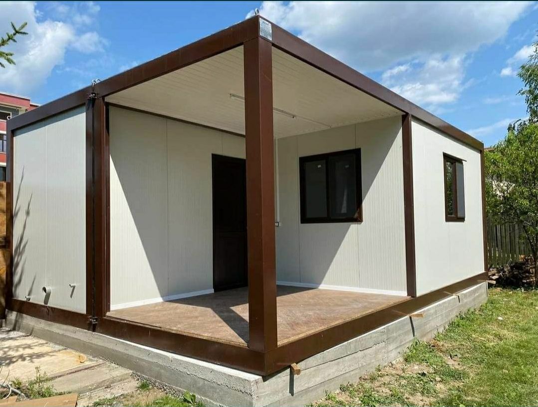 Producă Containere tip vitrina container sanitar locuit terasă paza