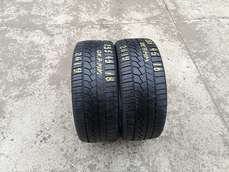 Doua anvelope iarna 235 45 18 continental wintercontact TS860 cu 7 mm