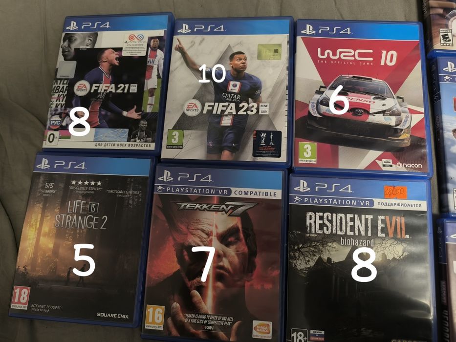 Продам или обменяю игры на ps4