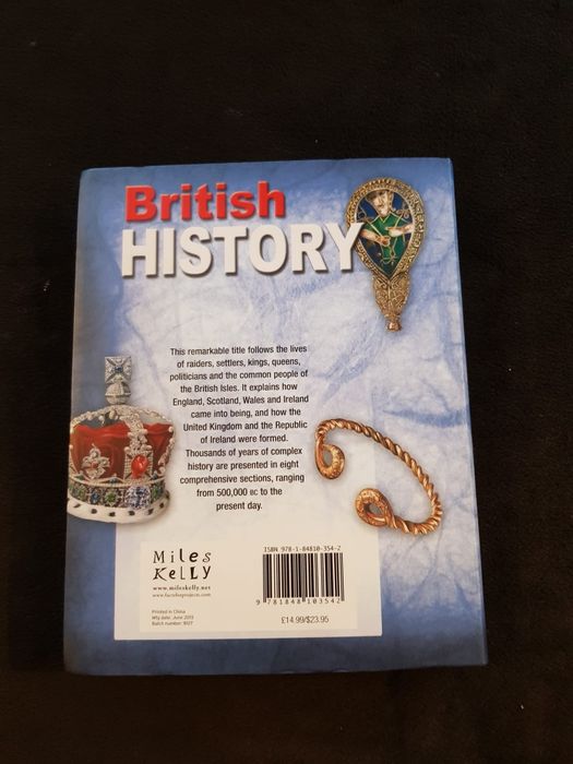 Enciclopedie/ carte în limba engleză, ,,British History", 512 pagini