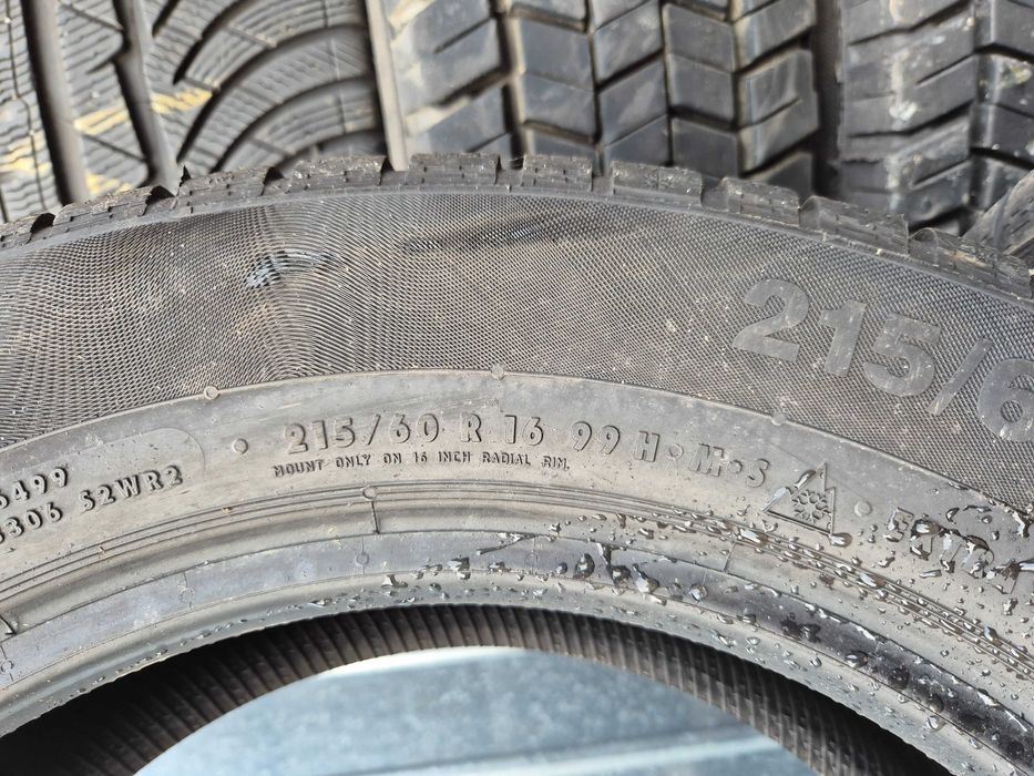 2 Anvelope de IARNA - 215/60/16 - Continental CA NOI DOT 2021
