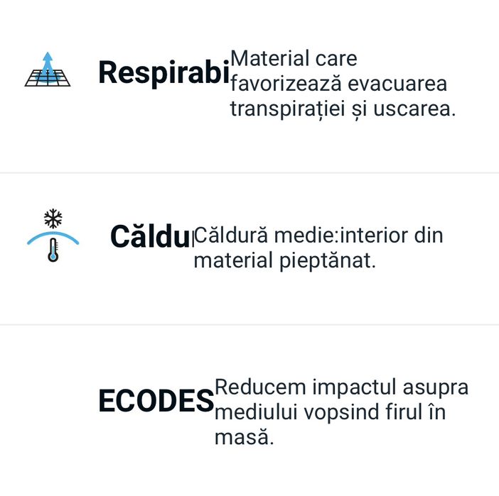 Bluza termica si colanti termici WEDZE.
