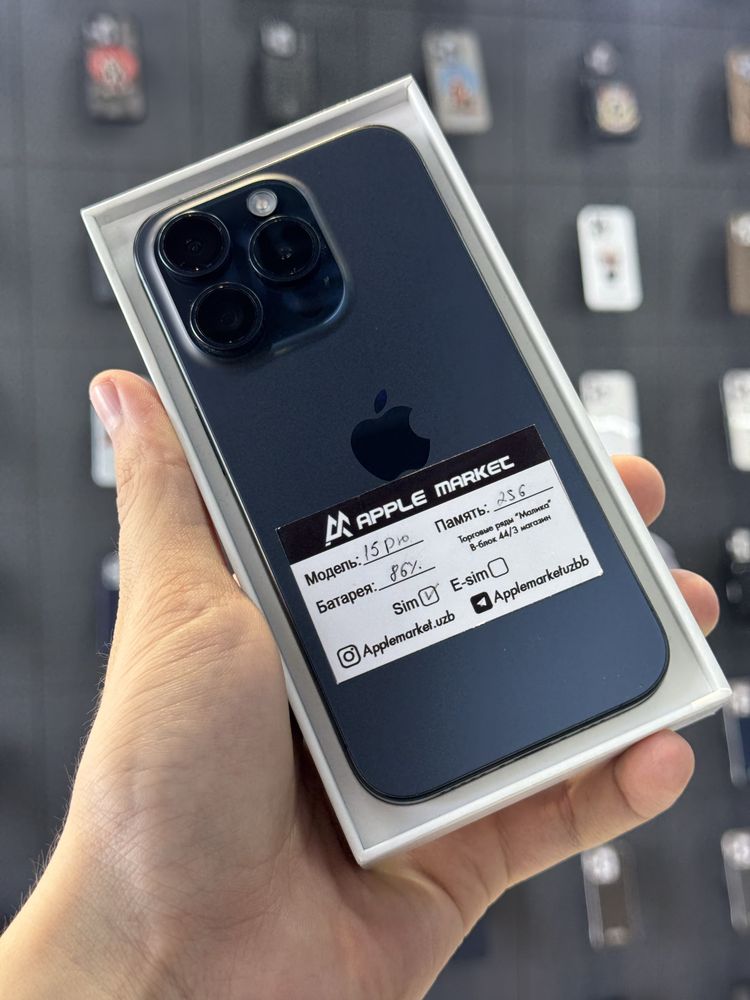Iphone 15 Pro 256gb blue 86%