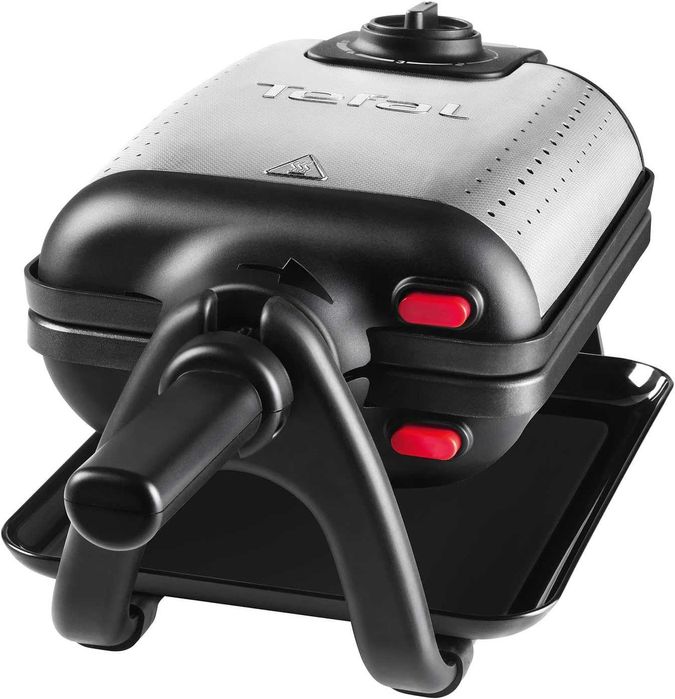 ПРОМО Нов Мощен Гофретник за 2 Гофрети Tefal WM756D, 1200W