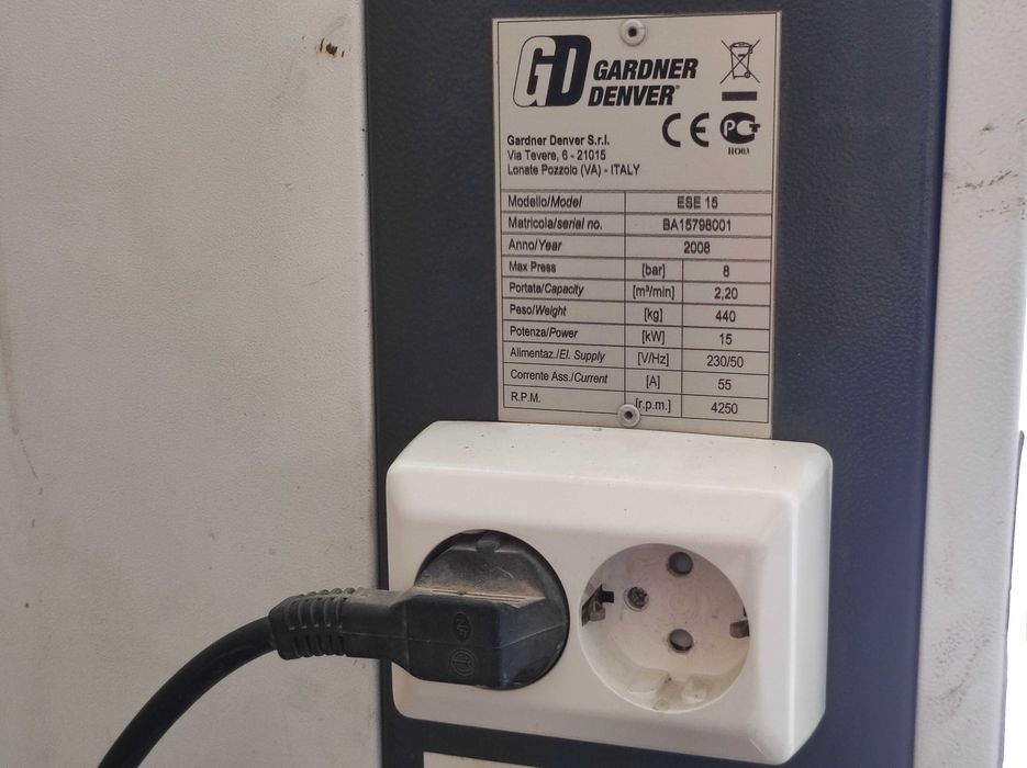 Compresor cu surub 15kw Nessco Gardner DENVER cu uscator