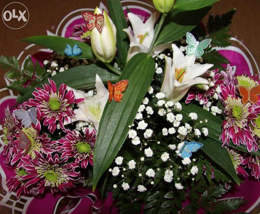 Бабочки для цветов и коробок с украшениями