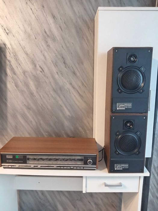 Radio Saba Complet cu Boxe. Funcțional în stare f buna. 550 lei