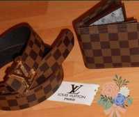 Seturi Louis Vuitton/dama și barbat,accesorii metalice,saculet, etiche