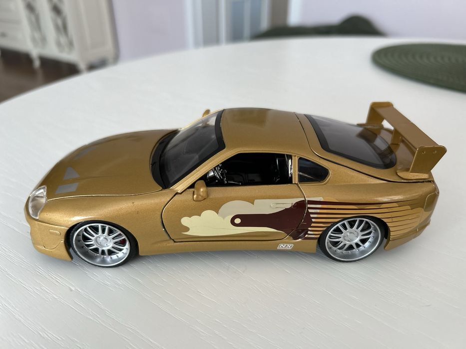 Jada macheta auto Toyota Supra din Fast And Furios