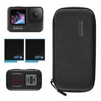 Gopro Hero 9 Black cu garantie 11.2024 + telecomanda + 2 acumulatori +