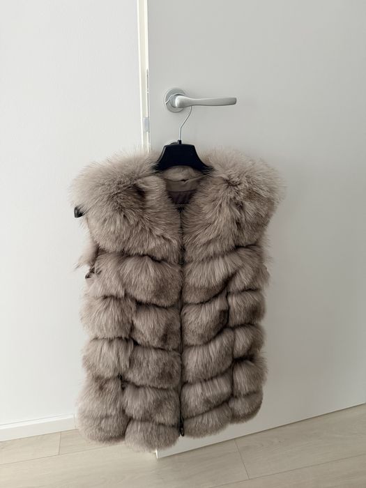 Vand vesta de blana natura S