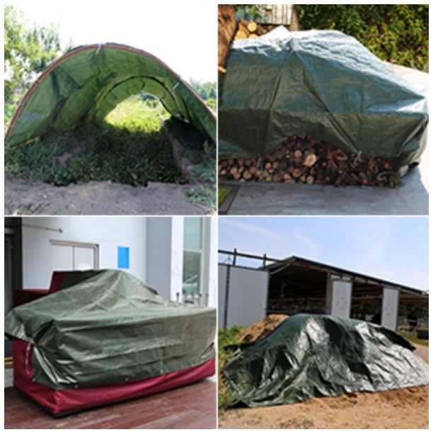 Брезентово покритие, Водоустойчиво, UV-устойчиво, 3х3м 100 г/м²