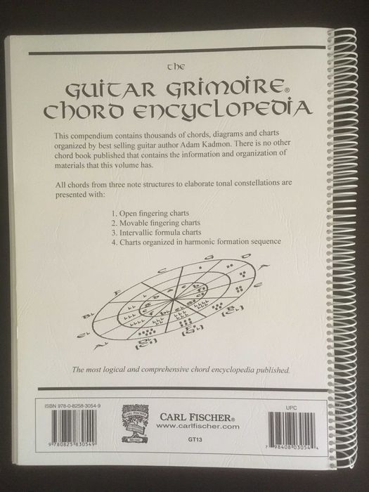 Книга за китара The Guitar Grimoire (Chord Encyclopedia)