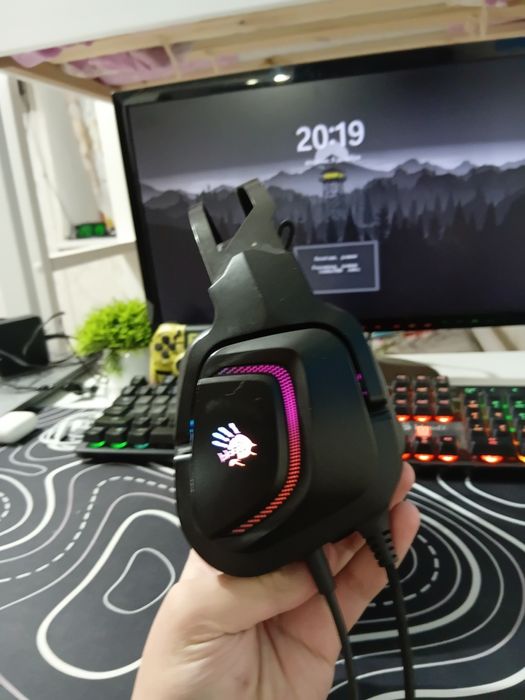 Игровые наушники bloogy-12.000тг
Проводные игровые наушники от Blo