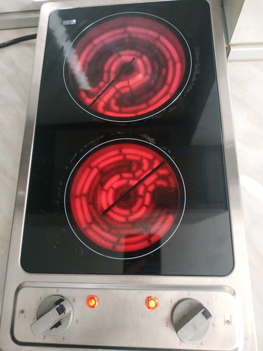 Двоен керамичен/индукционен котлон за вграждане