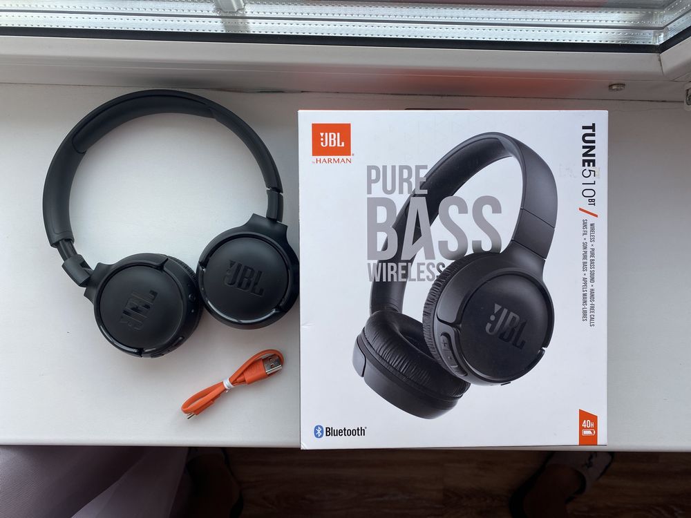 наушники JBL TUNE 510BT черные