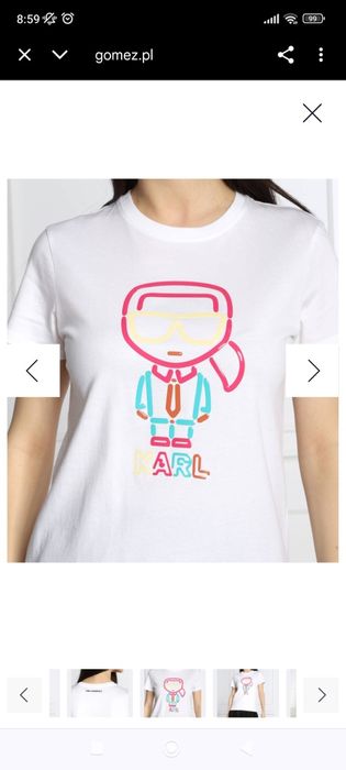 Oferta Tricouri KARL LAGERFELD originale marimea xs,S pe alb si negru