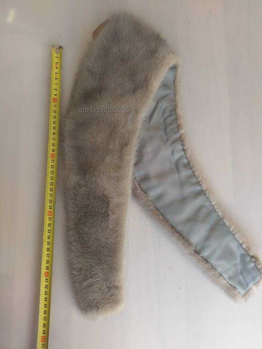 Яка от естествен косъм норка